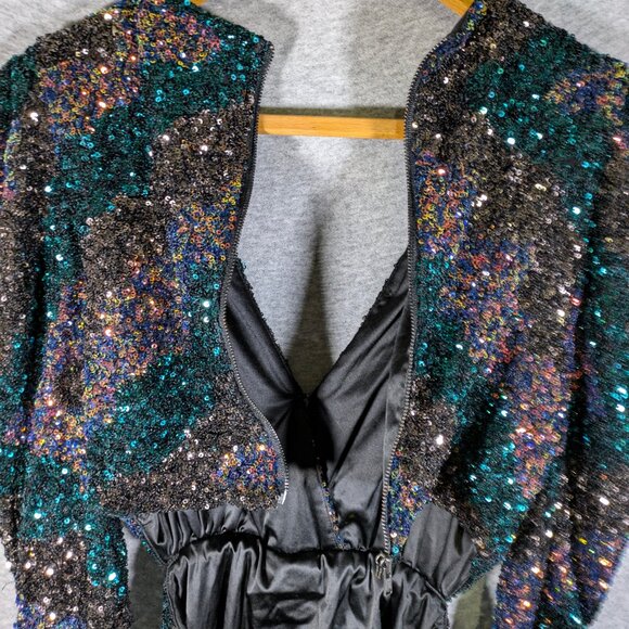 ASTR the Label Sunset Sequin Jayla Cocktail Dress - /Multi - M/ - Picture 7 of 12